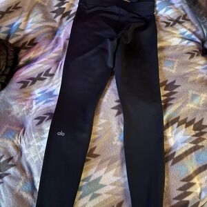 Black ALO Airlift High-Waist All Access full length leggings yoga pants size sm
